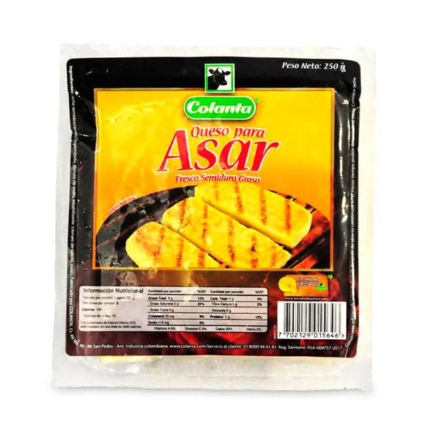 QUESO PARA ASAR 250G COLANTA